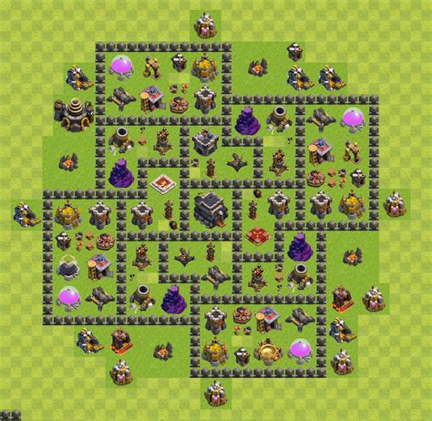 most op coc lv 9 base|town hall level 9 coc base.